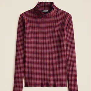 J.Crew ribbed striped turtle neck